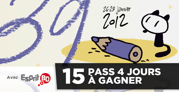 15 PASS 4 Jours pour Angoulême 2012 à Gagner avec EspritBD