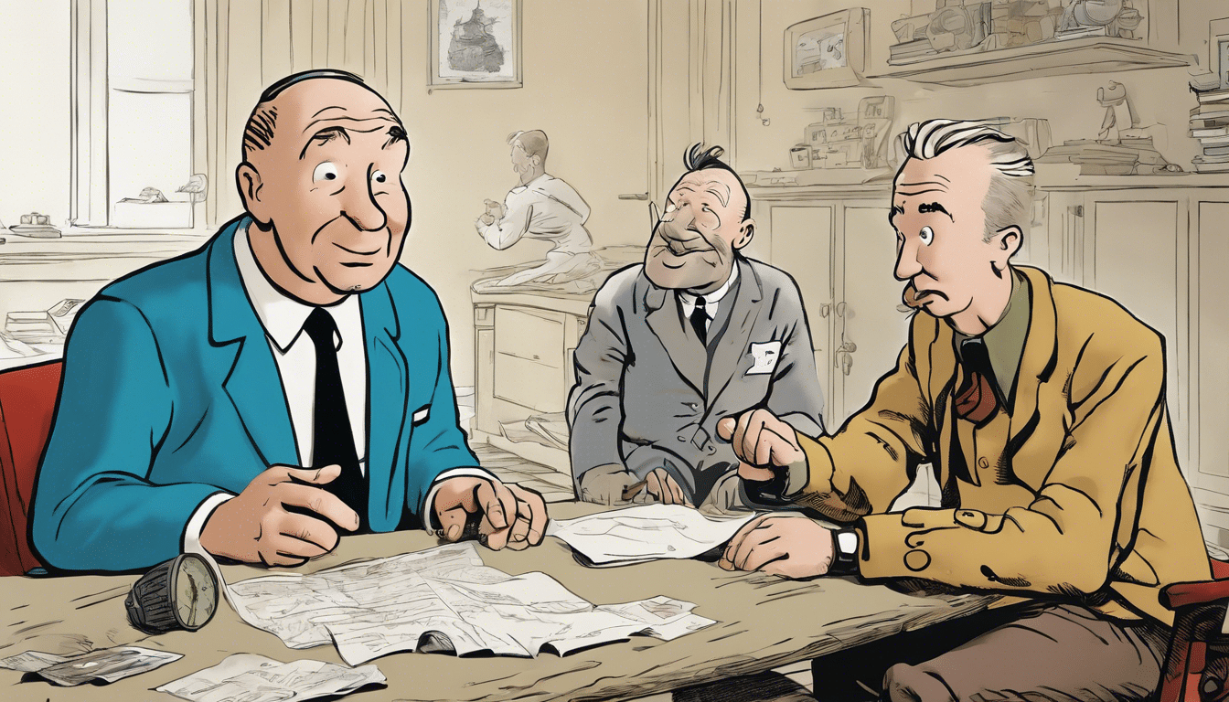 découvrez qui a interviewé hergé (georges remi) pour les aventures de tintin dans cet article passionnant.