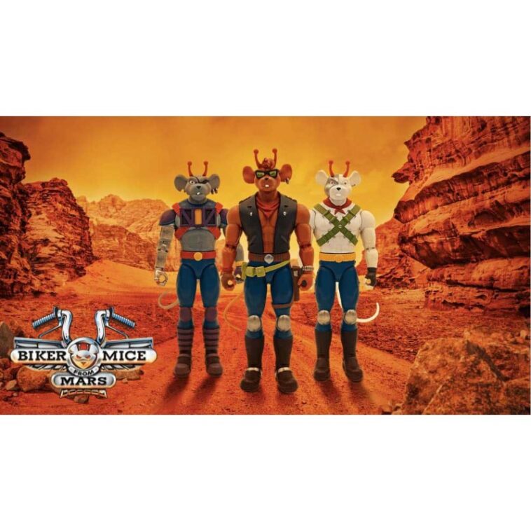 découvrez les biker mice from mars dans une nouvelle série de bandes dessinées, à travers des aventures palpitantes et des combats intergalactiques, avec les héros les plus cool de la galaxie !