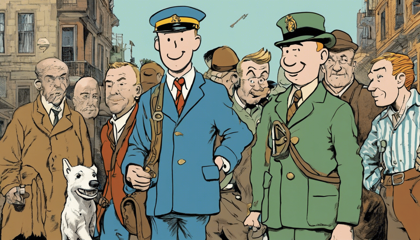 découvrez les personnages clés de l'album les aventures de tintin en amérique par hergé et plongez dans les aventures captivantes de tintin, milou et leurs compagnons.