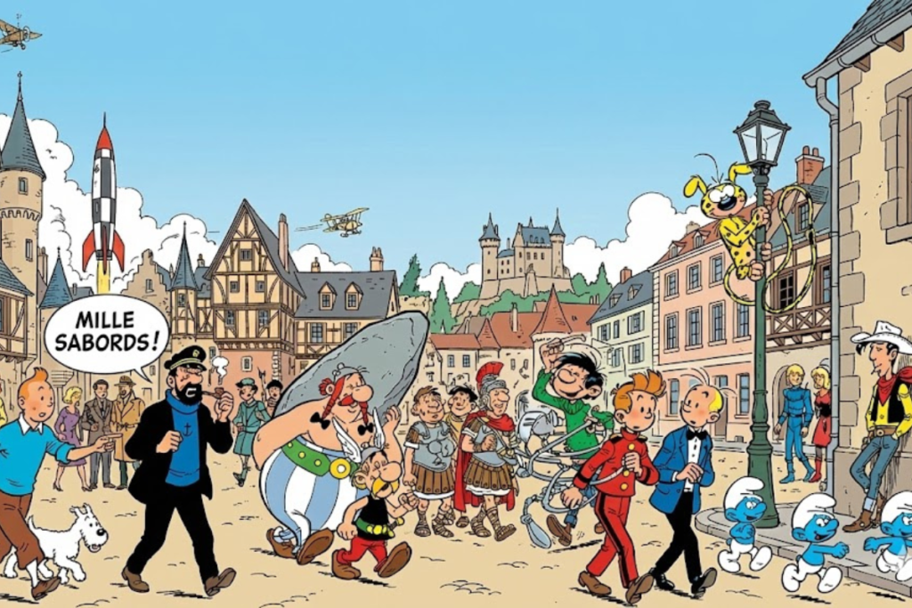 L'univers des BD de style franco-belge