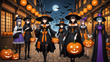 découvrez l'édition spéciale d'halloween 2024 dédiée aux fans d'anime ! plongez dans un monde enchanté avec de nombreuses illustrations uniques de vos waifus préférées, créant une atmosphère festive et intrigante. ne manquez pas cette célébration artistique incontournable !