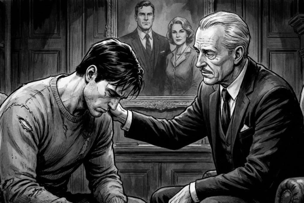 Alfred, un véritable figure paternel pour Bruce Wayne.