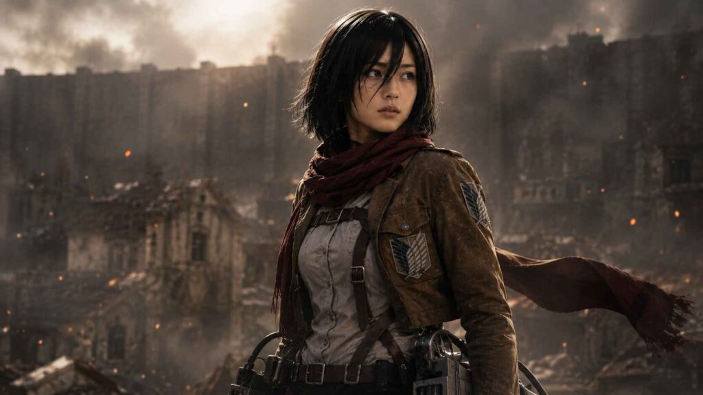 les adaptations de attack of the titan mikasa ackerman