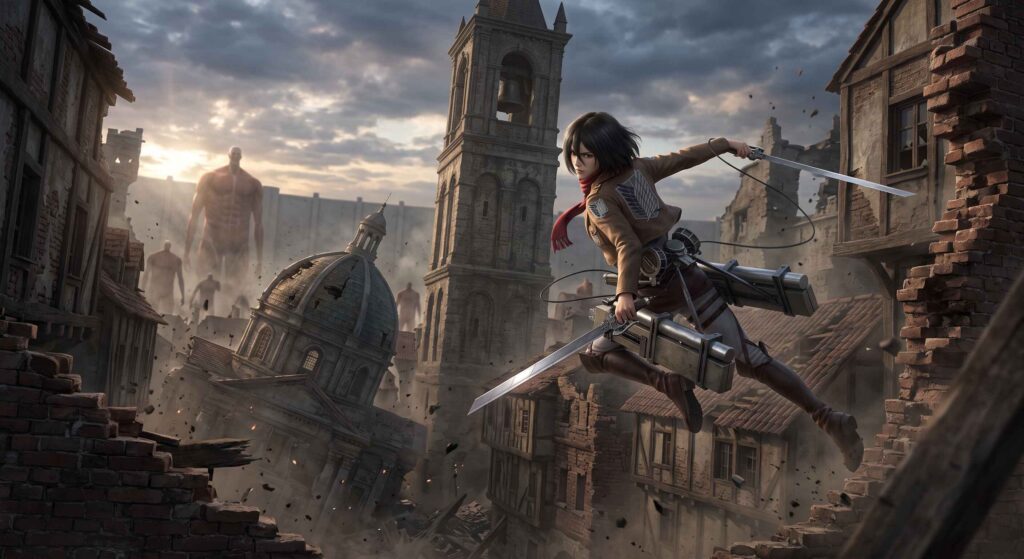 l'évolution psychologique de mikasa ackerman attack of the titan (2)