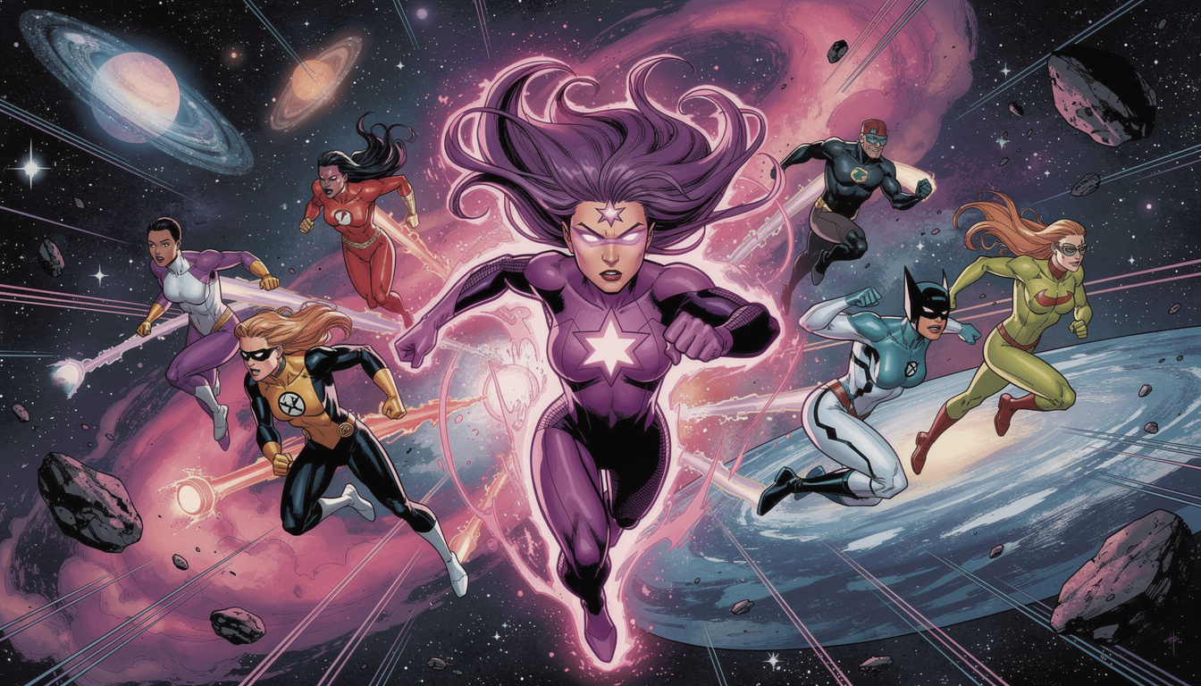 découvrez justice league intergalactic, un numéro spécial inédit proposé par dc en avril 2026, réunissant vos héros préférés pour une aventure cosmique spectaculaire.