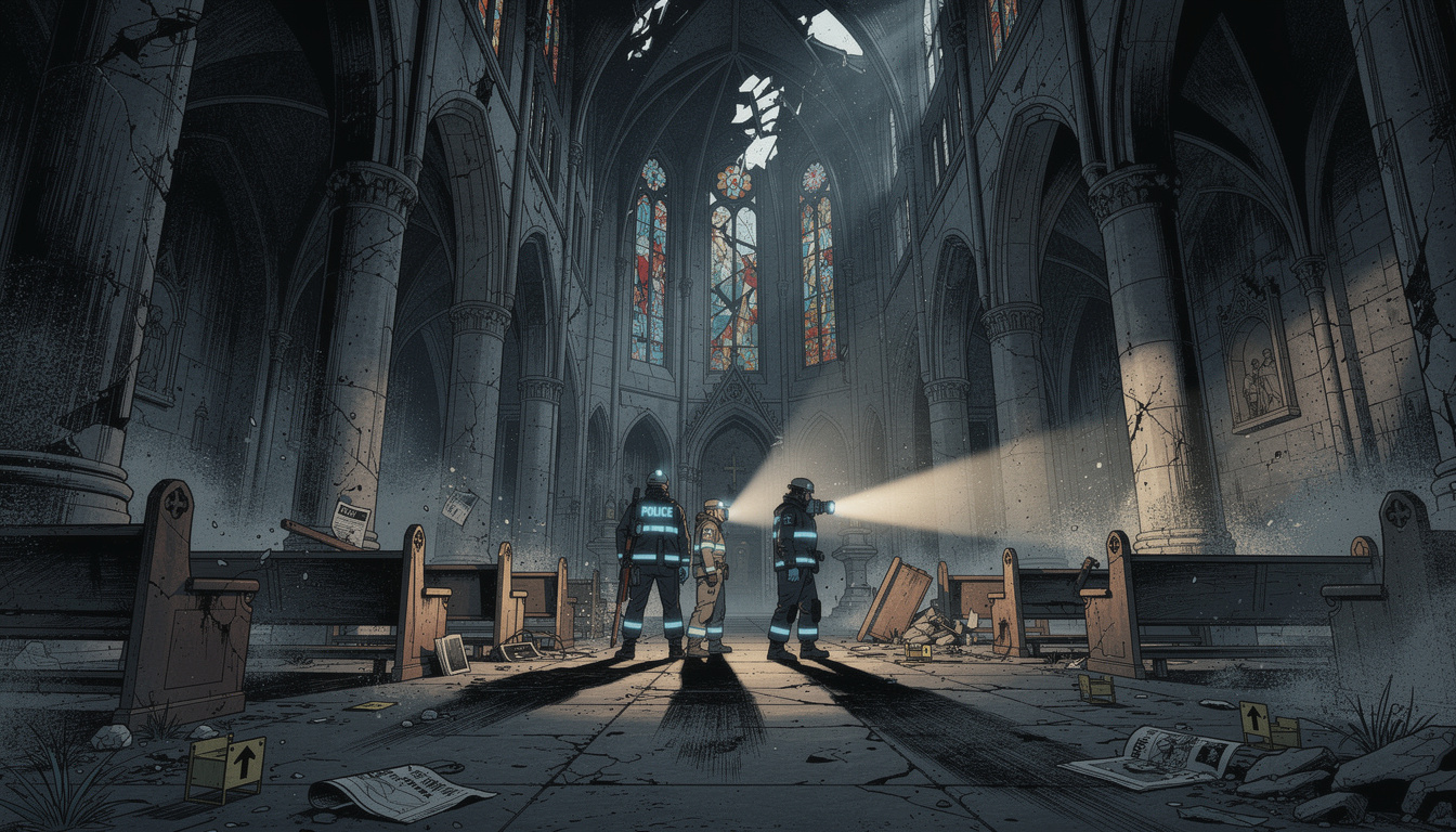 découvrez 'cathedral', la première incursion de john carpenter dans l'univers des comics avec storm king comics, un récit captivant mêlant horreur et mystère.