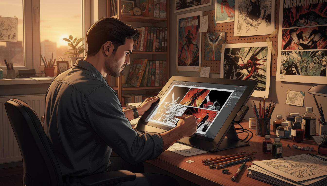 découvrez la biographie de rafael albuquerque, illustrateur renommé, et explorez ses collaborations marquantes avec scott snyder sur la série american vampire.