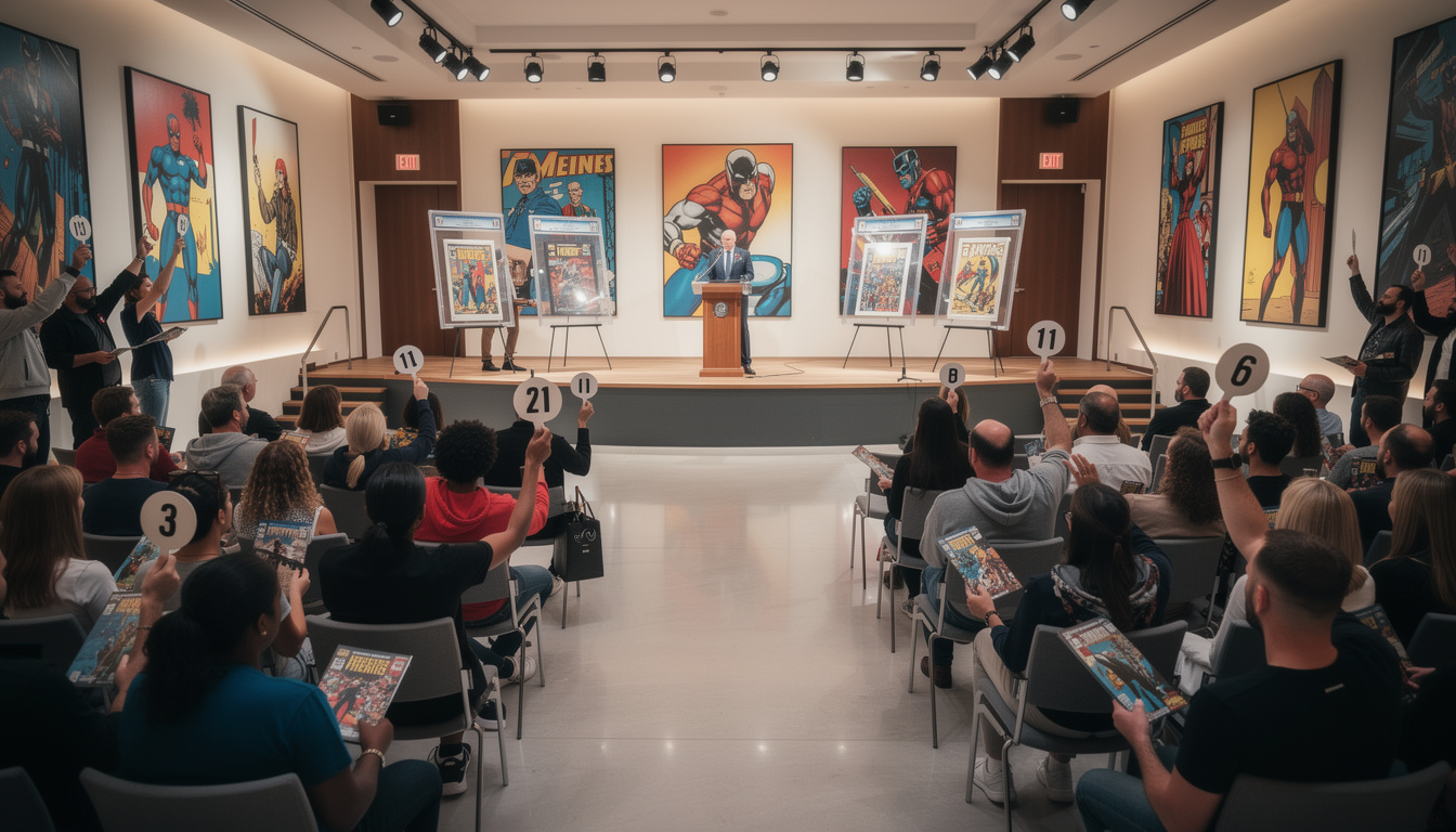 découvrez l'œuvre iconique d'iron man de 1963, une page éclatante qui établit un nouveau record historique aux enchères heritage, un moment phare pour les collectionneurs et les fans de comics.