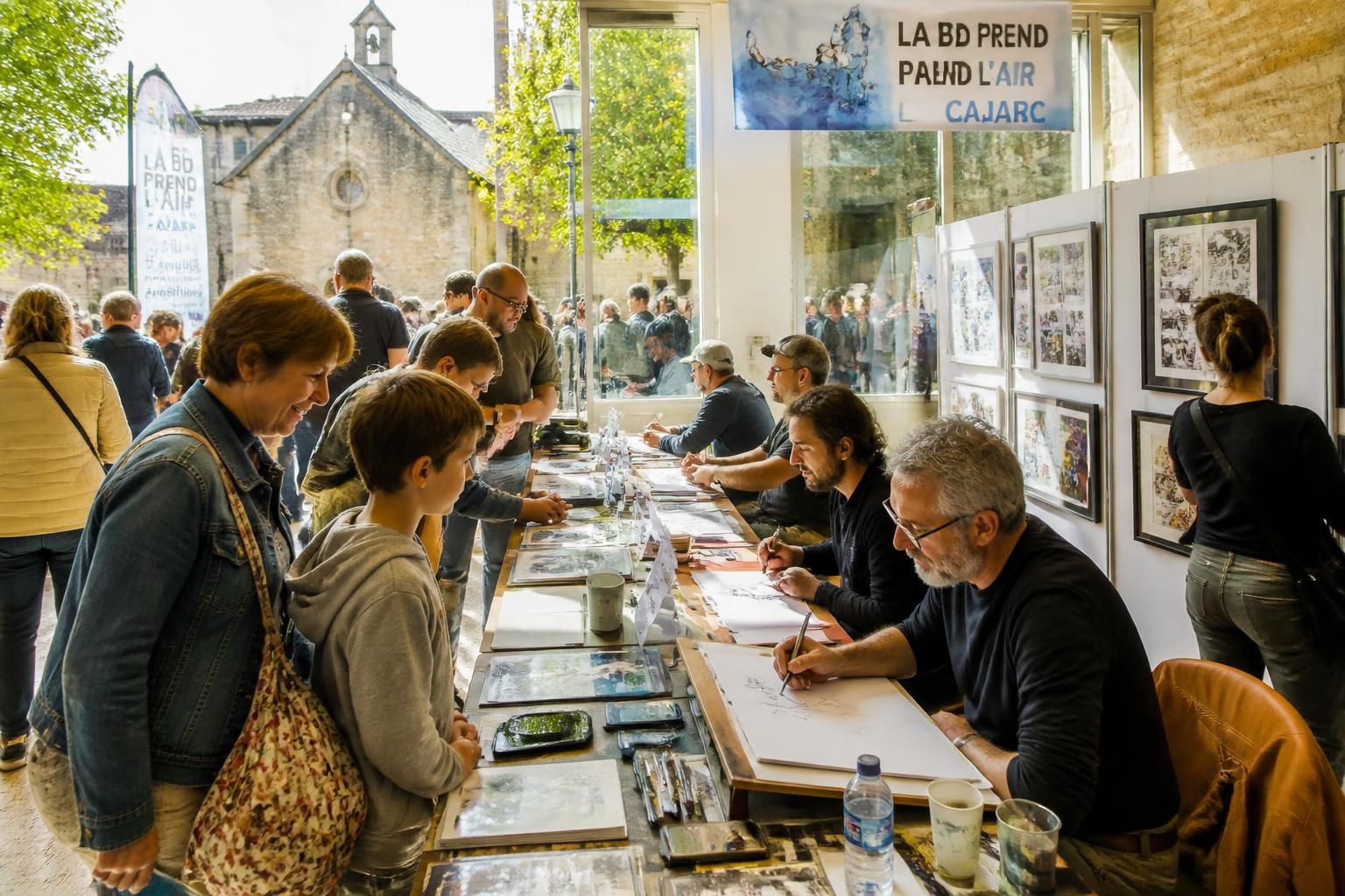 découvrez le festival « la bd prend l’air » à cajarc, un événement réunissant 26 auteurs de bande dessinée pour célébrer cet art à travers rencontres, dédicaces et animations.