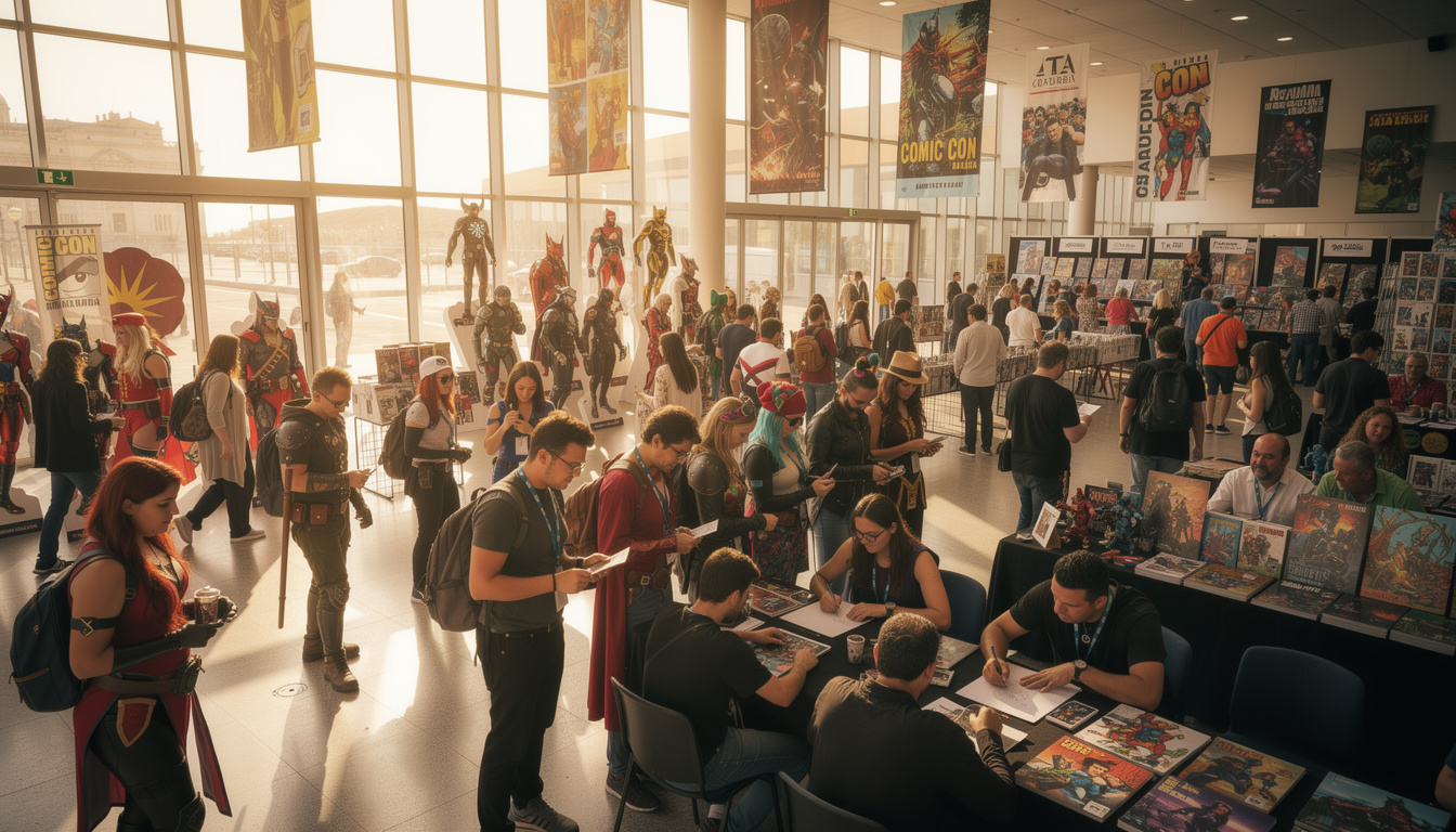 découvrez la sdcc málaga fin septembre 2026 avec des invités prestigieux comme kevin smith, john romita jr, dan mora et jorge jimenez. un événement incontournable pour les fans de comics et de pop culture !