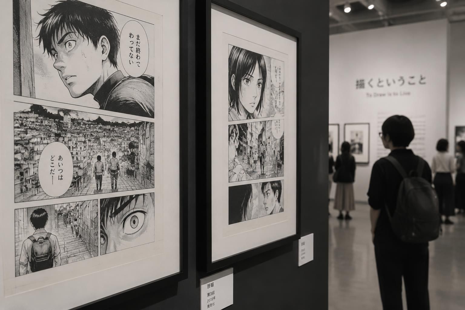 au musée de la bd, l’exposition « mangatopia » célèbre 30 ans de mangas publiés chez kana et plonge les visiteurs dans l’univers du manga.