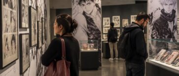 au musée de la bd, l’exposition « mangatopia » fait revivre 30 ans de mangas publiés chez kana à travers une immersion dans leur univers.