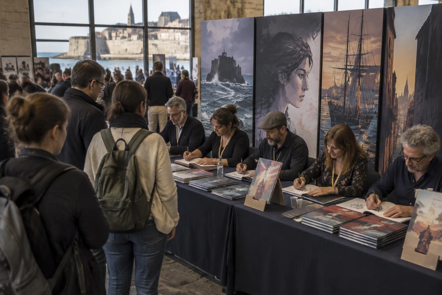 au quai des bulles 2026, le label 619 réunit neyef, anne masse, simon « hutt » t., martin robic et guillaume singelin autour de la bande dessinée.